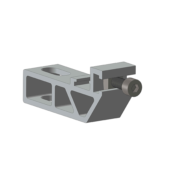 Picture of pre-mounted with fast mounting plate 2.1, which allows a quick and easy connection to mounting profiles 37-45 Srednica sruby: M12