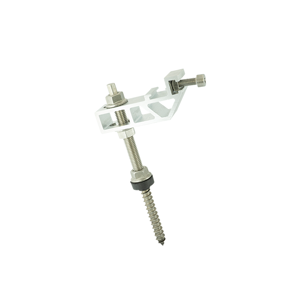 Picture of pre-assembled with 3 locking nuts and sealwith fast mounting plate 2.1, which allows a quick and easy connection to mounting profiles 37-45 Note: Minimum thread 60 mm!Komplet M10 x 200 zawierajacy 3 nakretki z kolnierzem, uszczelke oraz plytke do szy