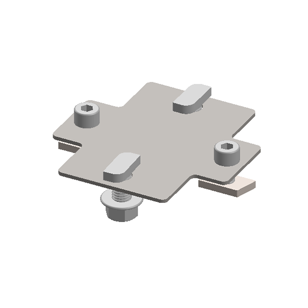 Picture of for mounting profile 95; comes pre-mounted with screws and nuts 